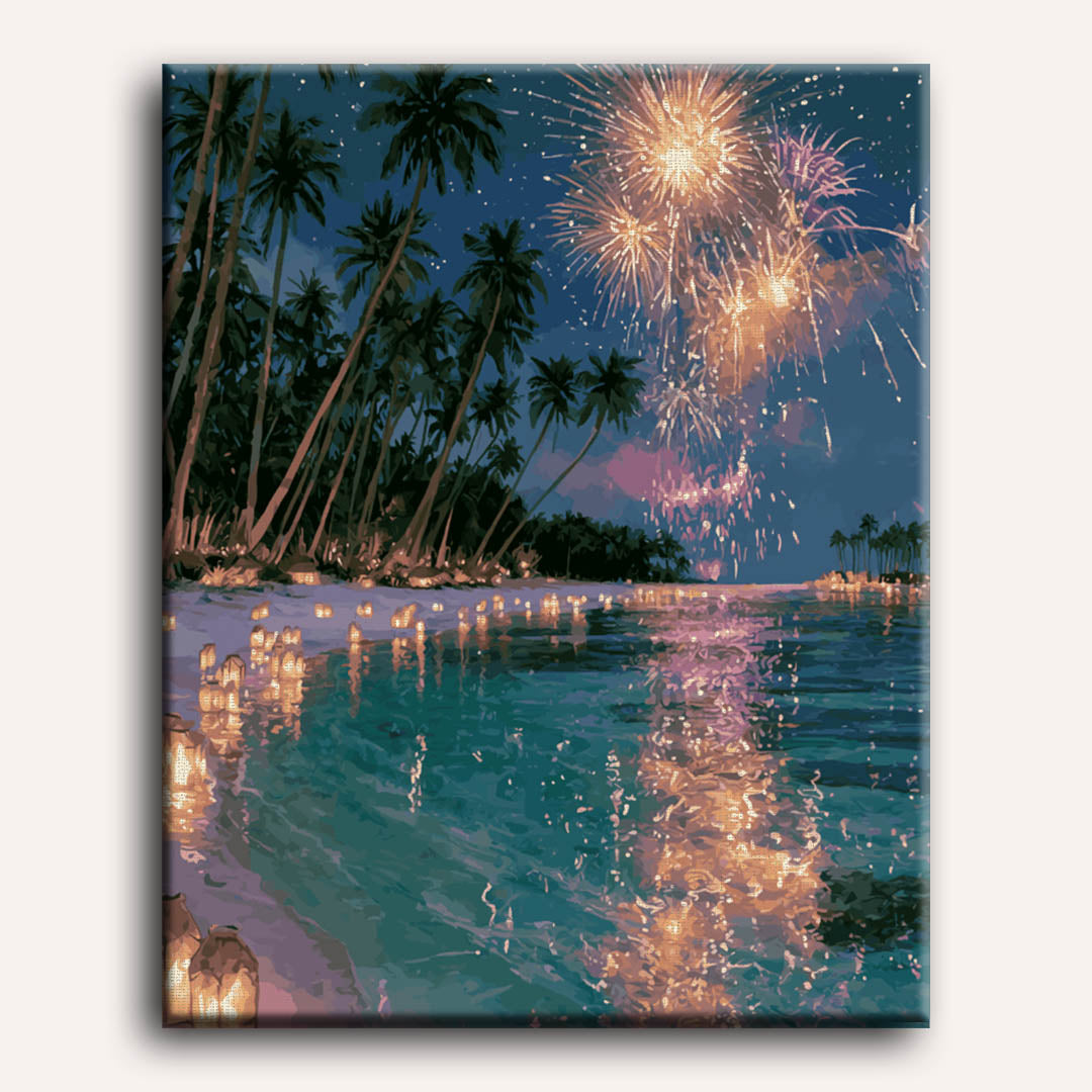Island Celebration | Paint by Number