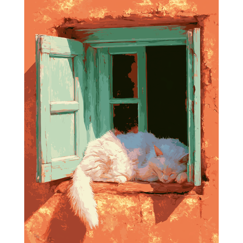 Lazy Afternoon | Paint by Number- Paint by Numbers