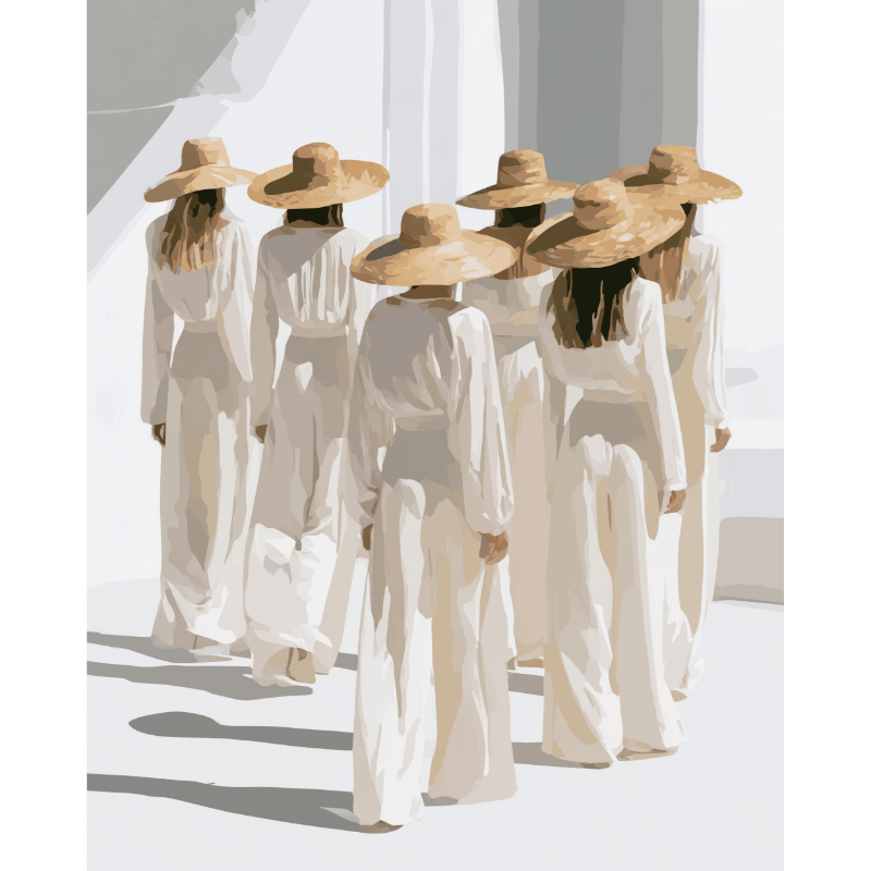 Linen Society | Paint by Number- Paint by Numbers