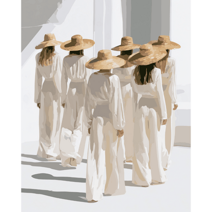 Linen Society | Paint by Number- Paint by Numbers