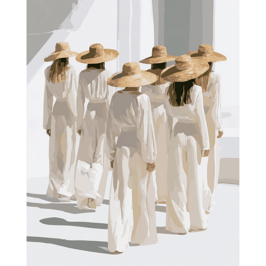 Linen Society | Paint by Number- Paint by Numbers