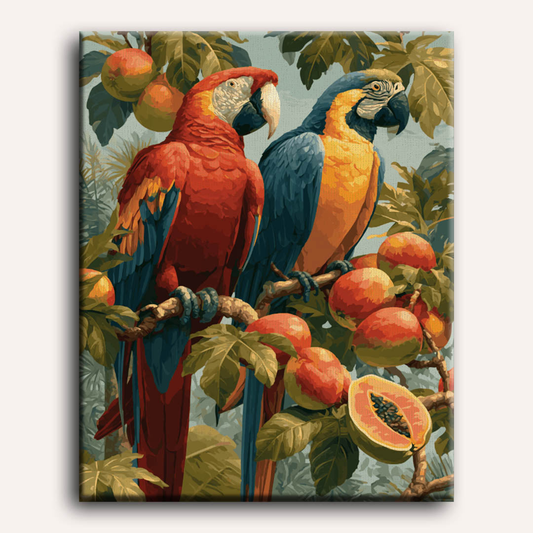 Rainforest Pair | Paint by Number