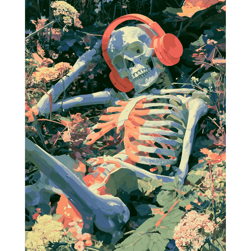 Resting Beats | Paint by Number- Paint by Numbers
