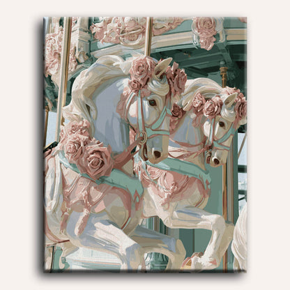 Rose Carousel | Paint by Number