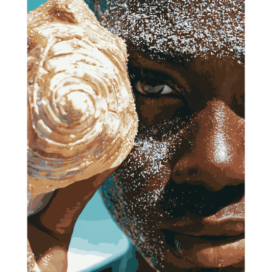 Seashell Muse | Paint by Number- Paint by Numbers