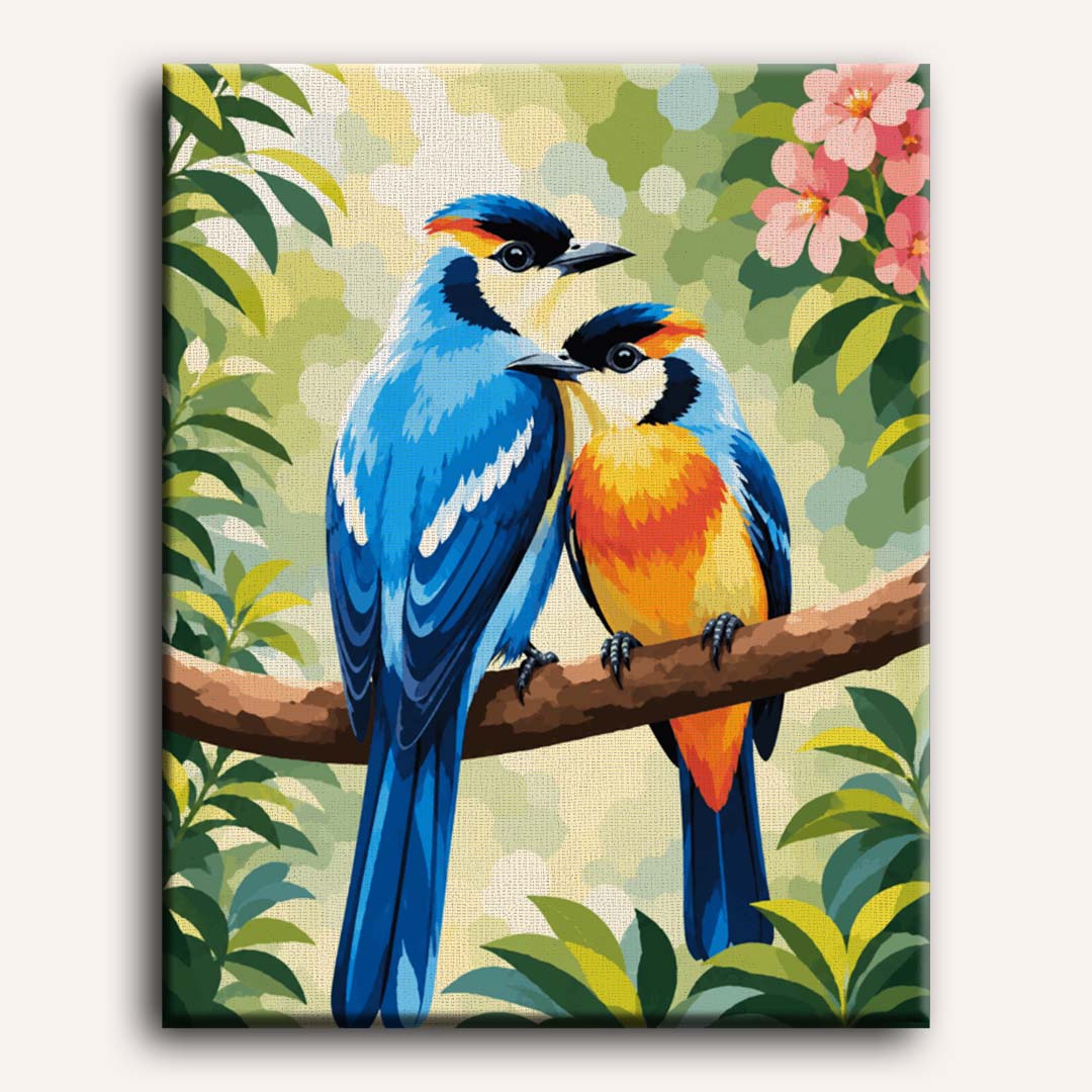 Songbird Sweethearts | Paint by Number