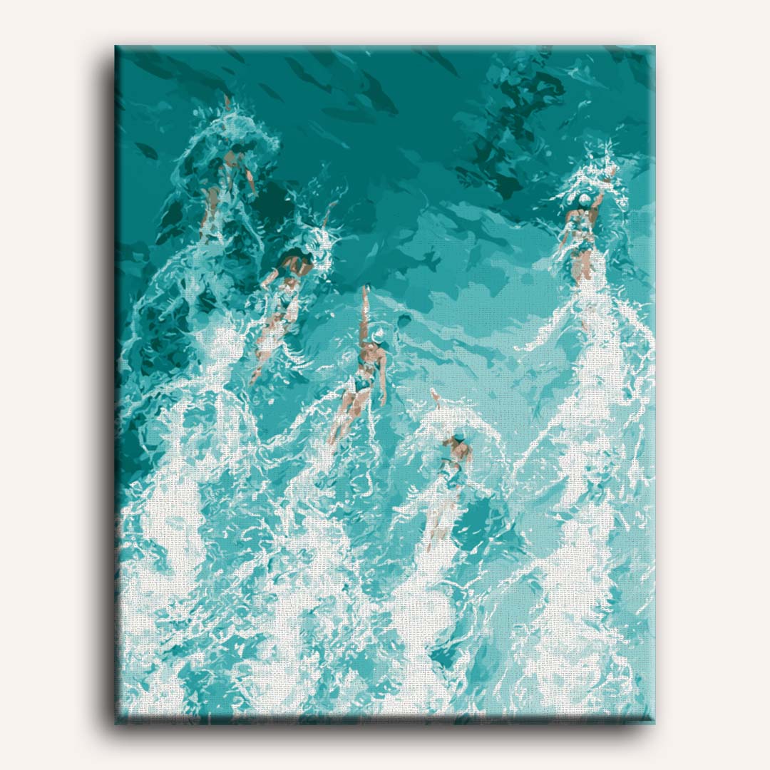 Swimmers | Paint by Number