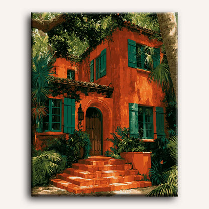 Terracotta Villa | Paint by Number