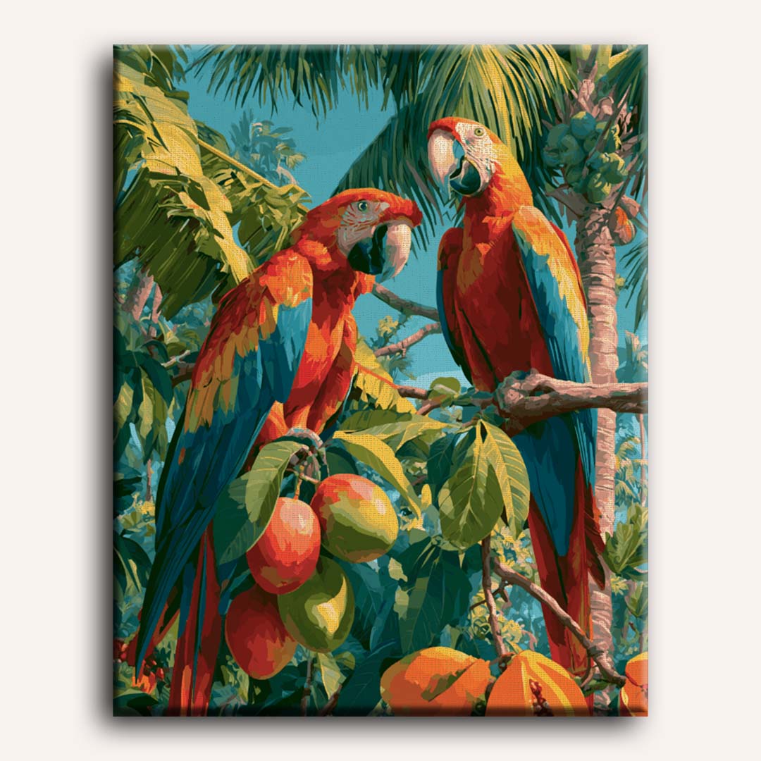 Tropical Companions | Paint by Number