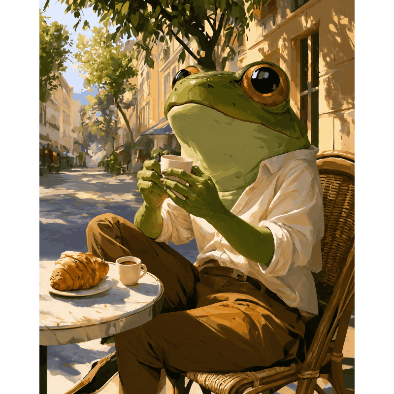 Savor the Morning | Paint by Number- Paint by Numbers