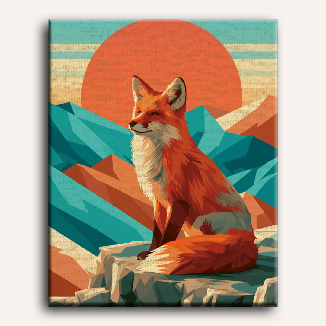 Fox at Dawn | Paint by Number