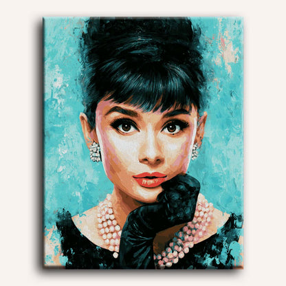 Expressive Audrey | Paint by Number