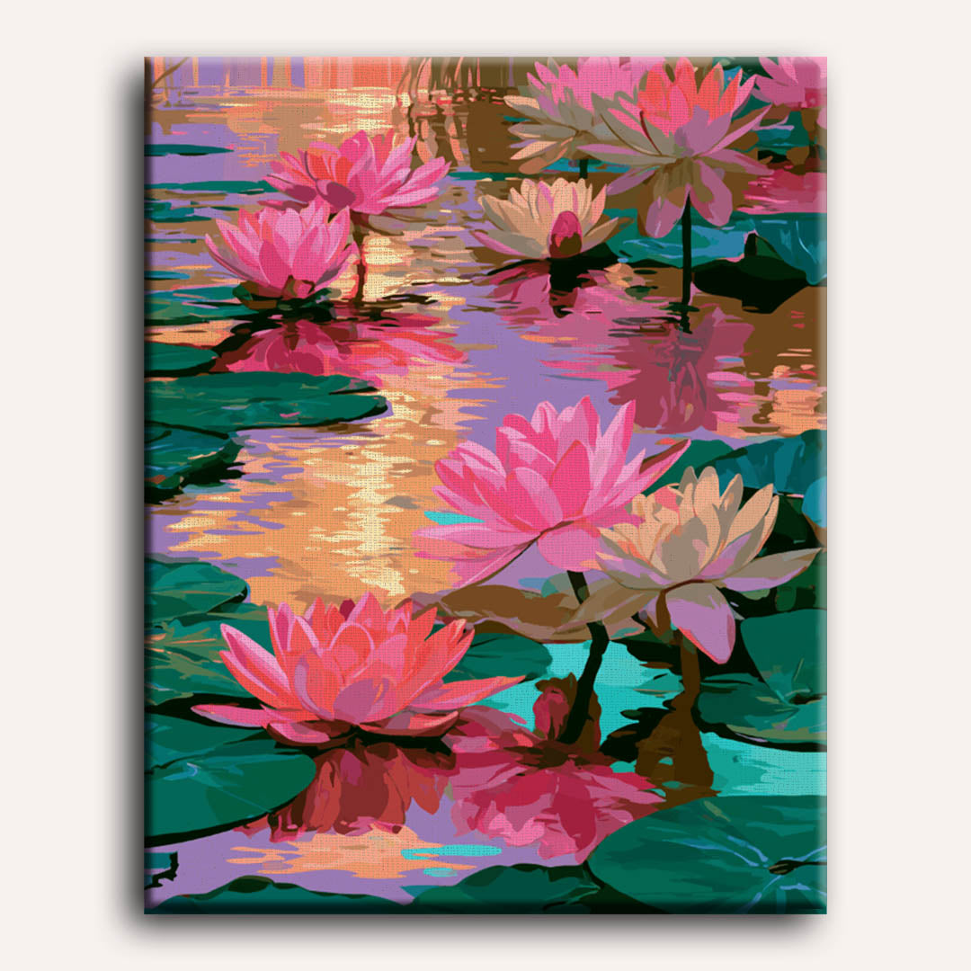 Sunset Lilies | Paint by Number