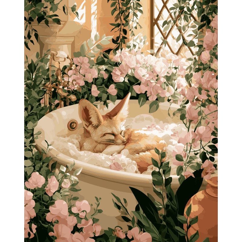 Foxy Spa | Paint by Number- Paint by Numbers