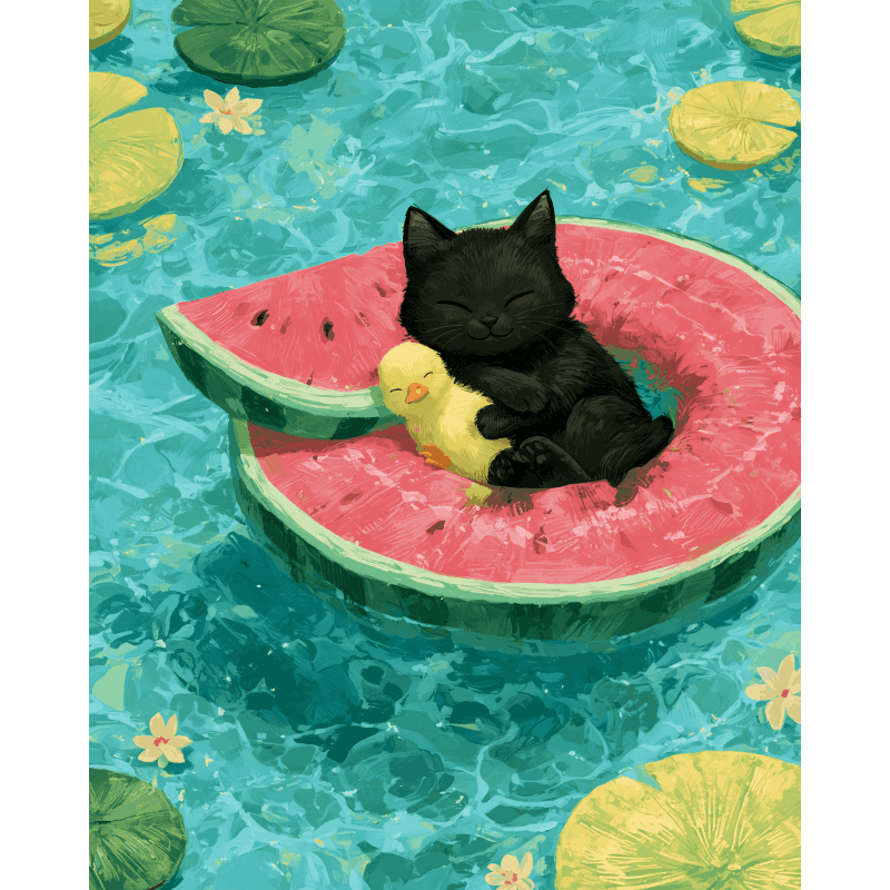A Slice of Summer | Paint by Number- Paint by Numbers