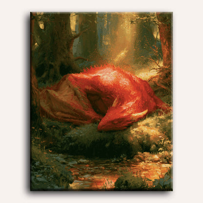 Sleeping Dragon | Paint by Number