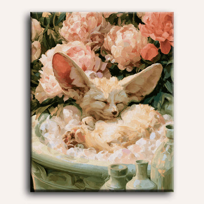 Dreaming Fennec | Paint by Number