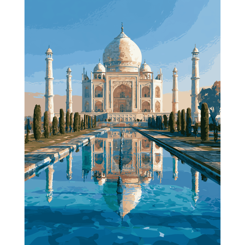 Indian Fairytale | Paint by Number- Paint by Numbers