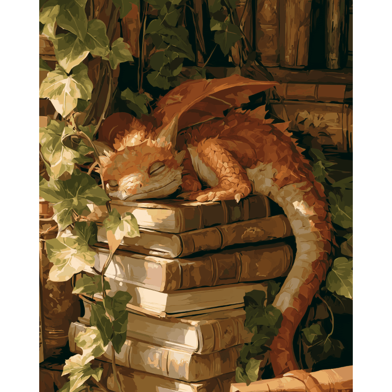 The Quiet Guardian | Paint by Number- Paint by Numbers