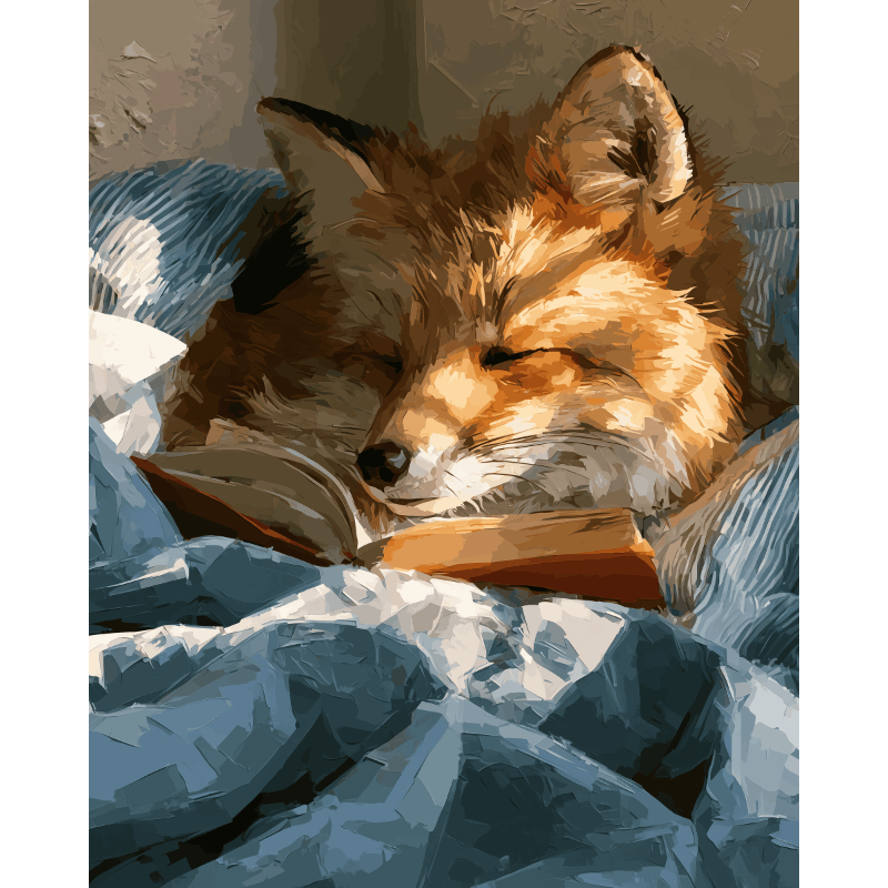 A Cozy Story | Paint by Number- Paint by Numbers