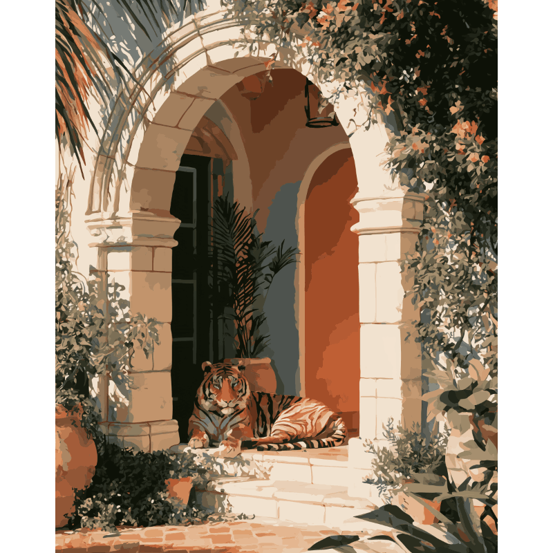 In The Shadow | Paint by Number- Paint by Numbers