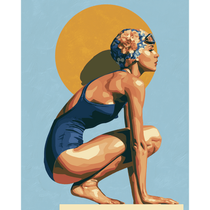 Nageuse Femelle | Peinture à numéros