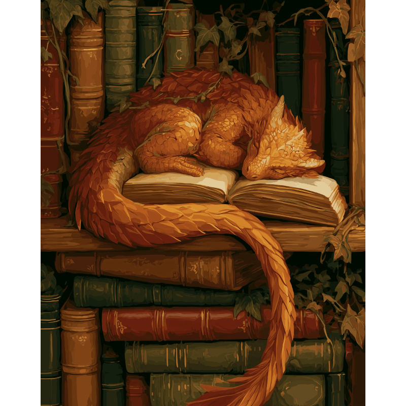 Biblioteca del Drago | Dipingi con i numeri- Dipingi con i numeri
