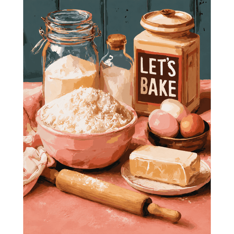 Let's Bake! | Paint by Number- Paint by Numbers
