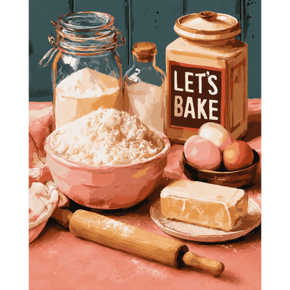 Let's Bake! | Paint by Number- Paint by Numbers