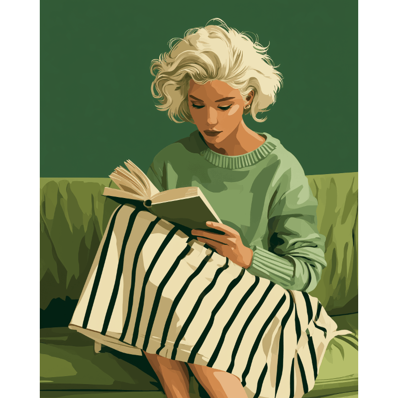 Emerald Silence | Paint by Number- Paint by Numbers