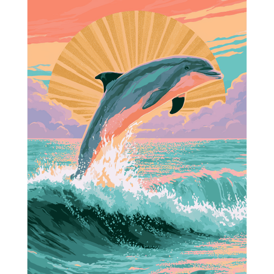 Joyful Splash | Paint by Number- Paint by Numbers