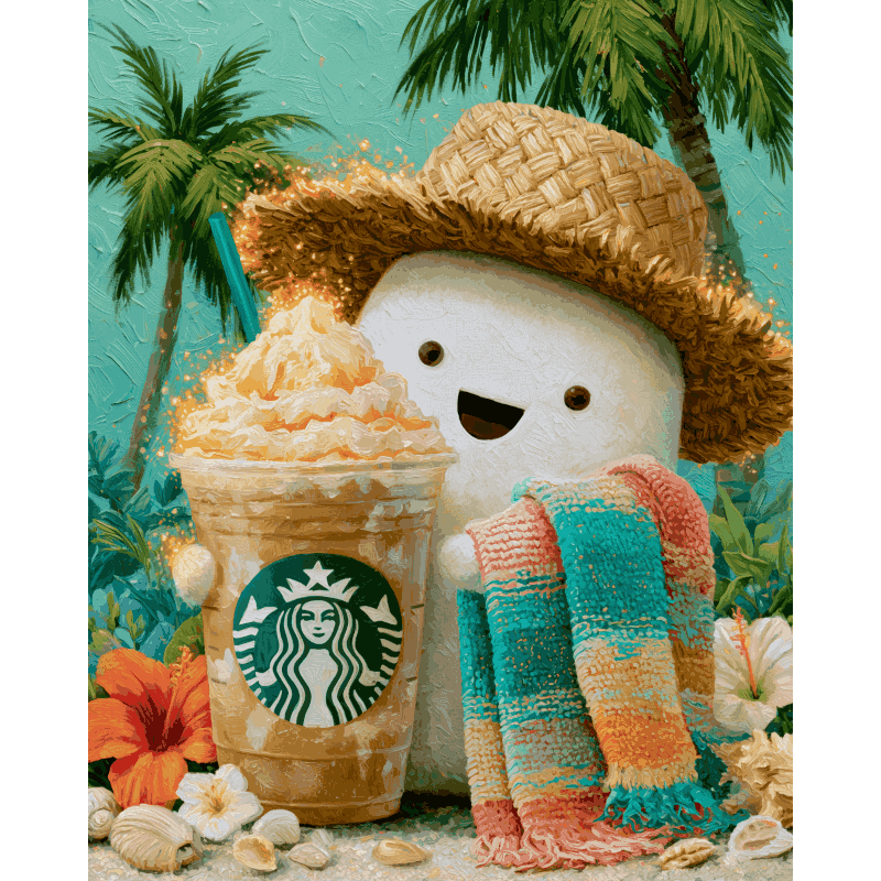 Vacation Boo | Paint by Number- Paint by Numbers