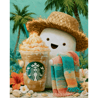 Vacation Boo | Paint by Number- Paint by Numbers
