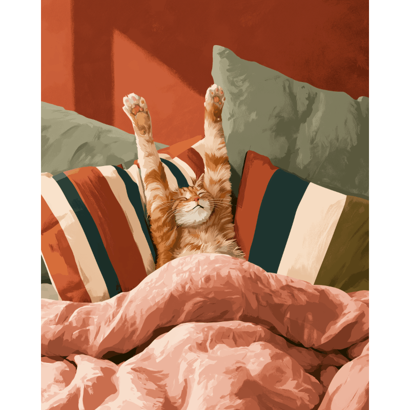 Morning Stretch | Paint by Number- Paint by Numbers
