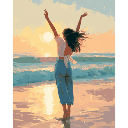 Sun Greetings | Paint by Number- Paint by Numbers