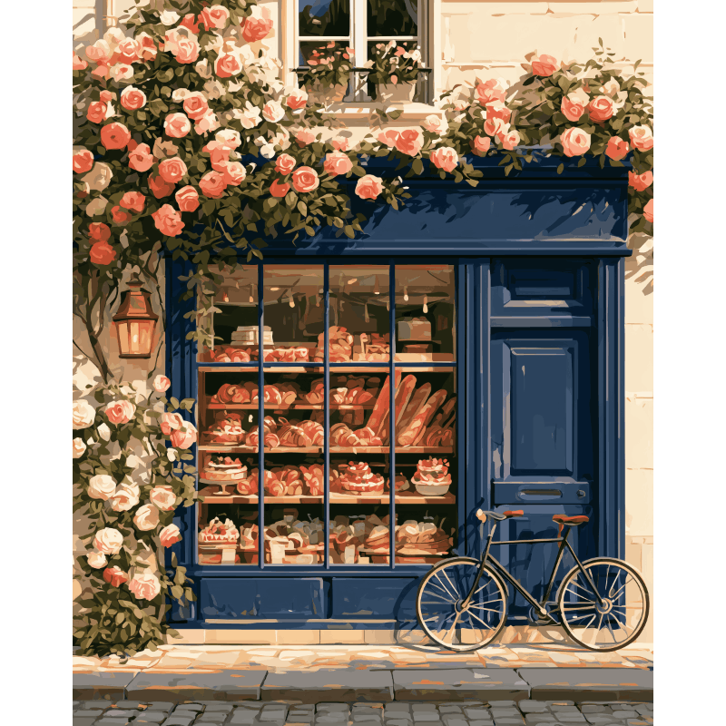 Crumbs of Happiness | Paint by Number- Paint by Numbers