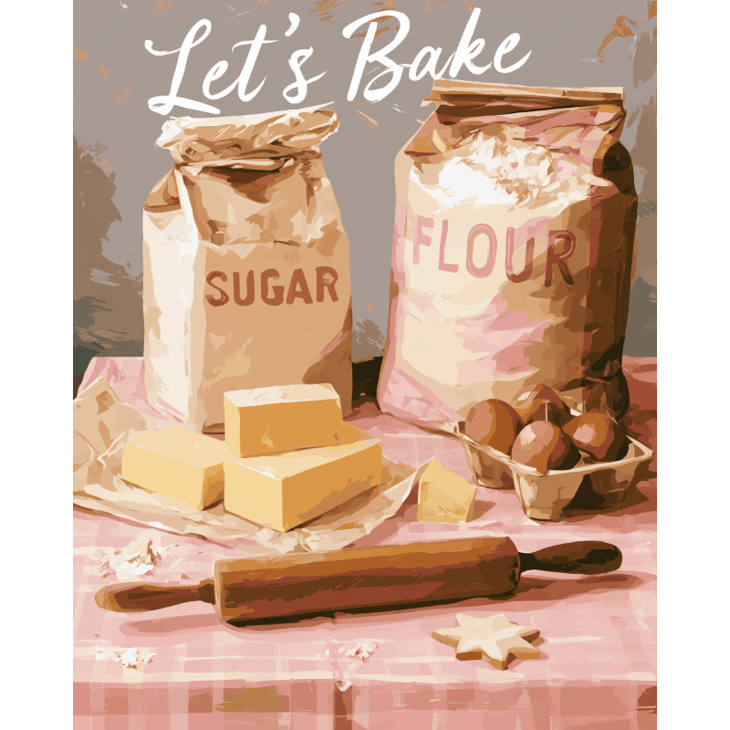 Bake My Day | Paint by Number- Paint by Numbers