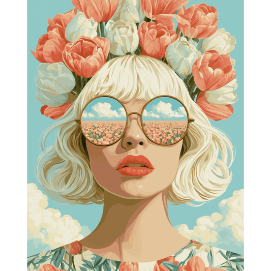 Glamorous Dream | Paint by Number- Paint by Numbers