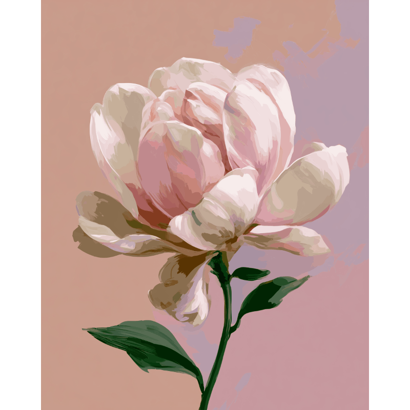 Single Magnolia | Paint by Number- Paint by Numbers