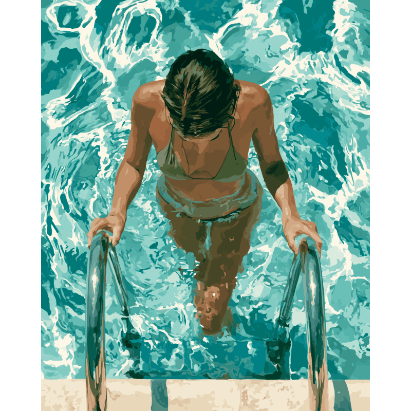 Out of Pool | Paint by Number- Paint by Numbers
