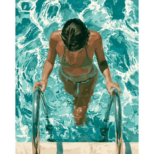 Out of Pool | Paint by Number- Paint by Numbers