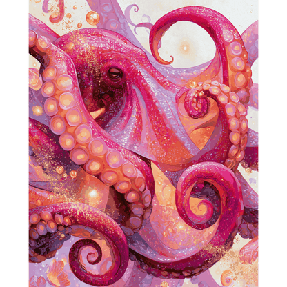 Enchanted Octopus | Paint by Number- Paint by Numbers