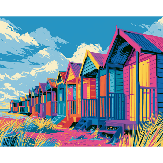 Colorful Dunes | Paint by Number- Paint by Numbers