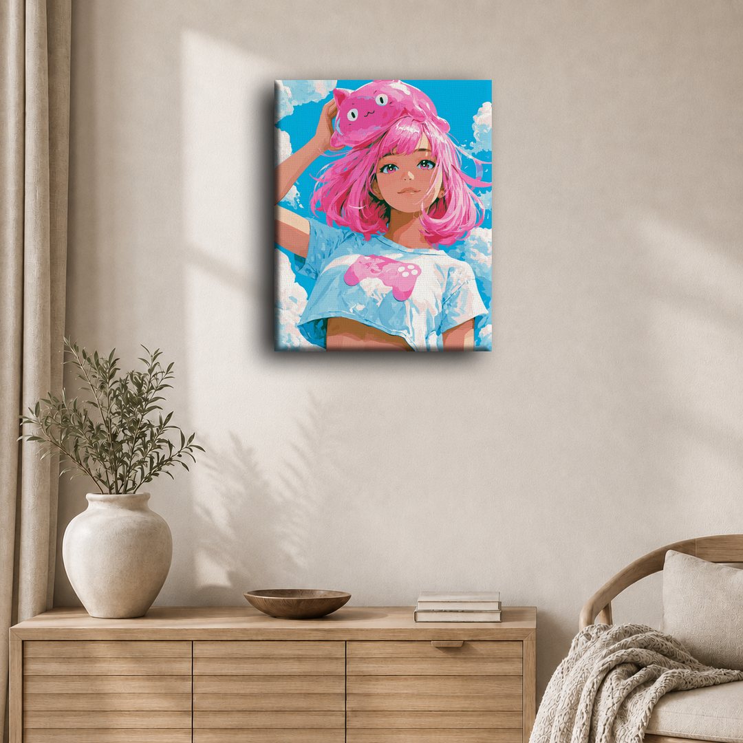 Impulsado por el rosa | Pintar por números