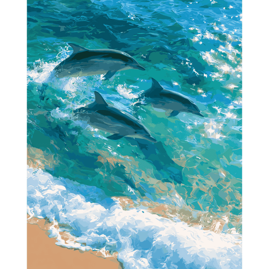 Coastal Bliss | Paint by Number- Paint by Numbers
