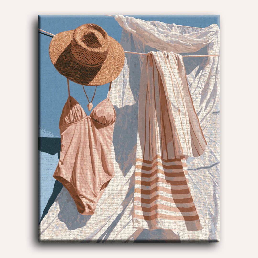 Beach Ready | Pintar por números