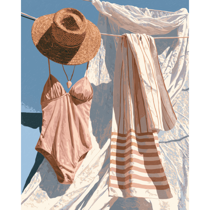 Beach Ready | Paint by Number- Paint by Numbers