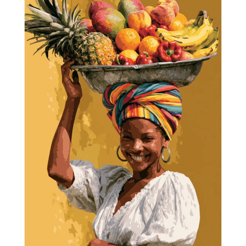 Cartagena Vibes | Paint by Number- Paint by Numbers