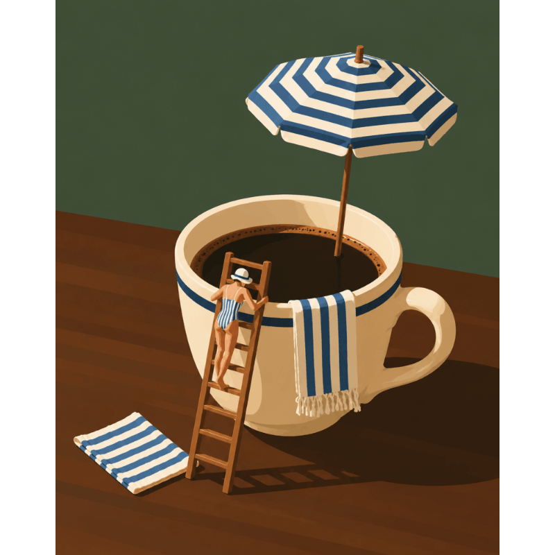 Coffee Break | Paint by Number- Paint by Numbers