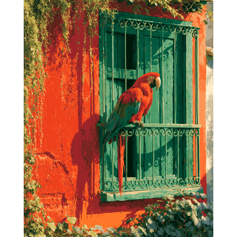 Colombian Friend | Paint by Number- Paint by Numbers